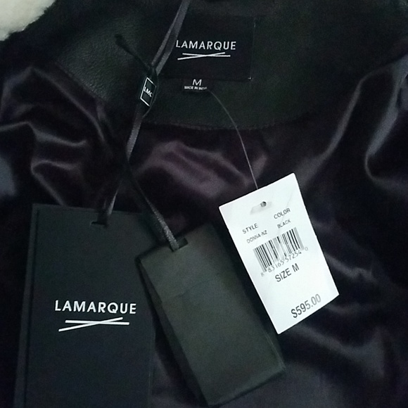 LAMARQUE 100% leather biker jacket - Picture 5 of 8